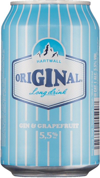 Burk med Original Long Drink från Hartwall