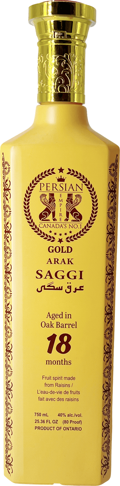 Persian Empire Arak Saggi Oak Aged Systembolaget