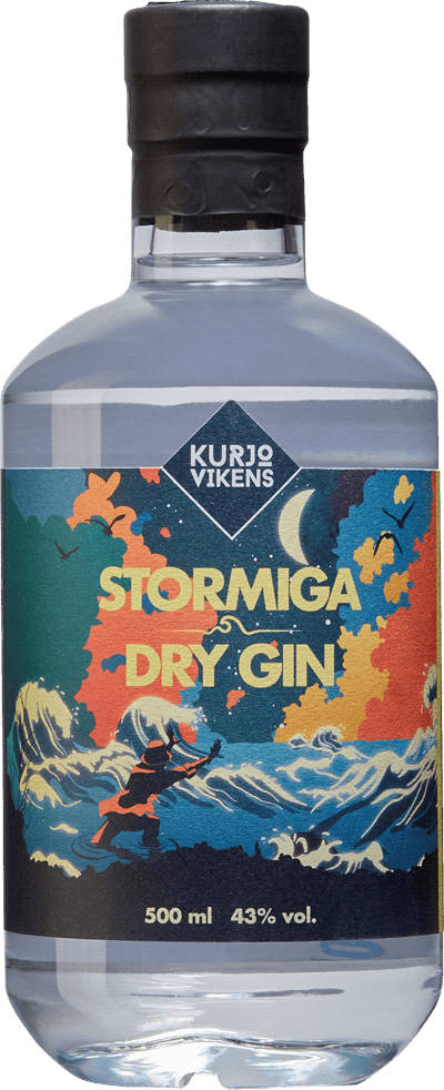 Produktbild för Kurjovikens Stormiga Dry Gin