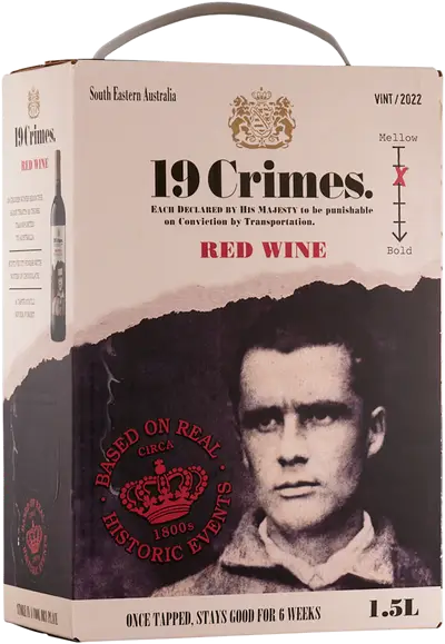 Produktbild för 19 Crimes Red Wine