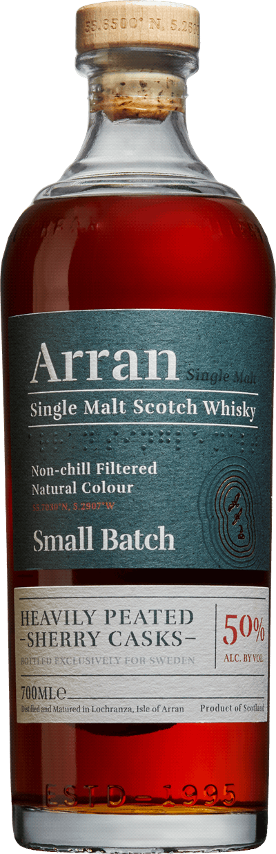 Produktbild för Arran Heavily Peated - Sherry Casks