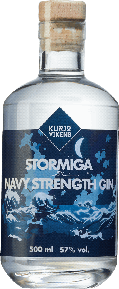 Produktbild för Kurjovikens Stormiga Navy Strength Gin