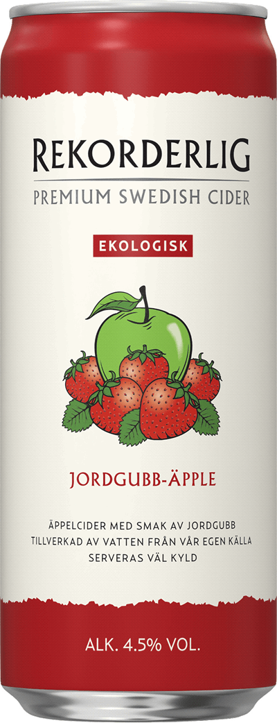 Produktbild för Rekorderlig Jordgubb-Äpple