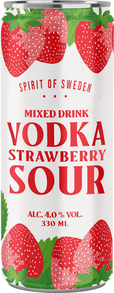 Produktbild för Vodka Strawberry Sour