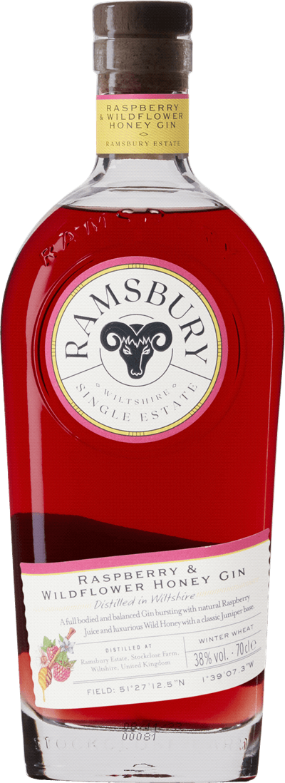 Produktbild för Ramsbury Raspberry & Wildflower Honey Gin