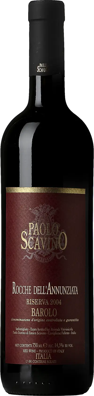 Produktbild för Barolo Riserva Rocche dell'Annunziata