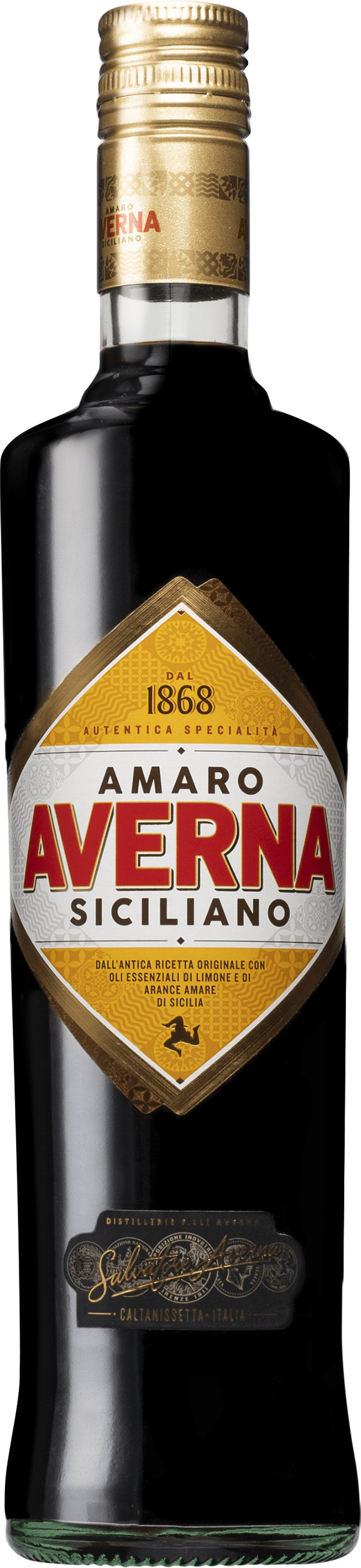 Flaska med Amaro Averna